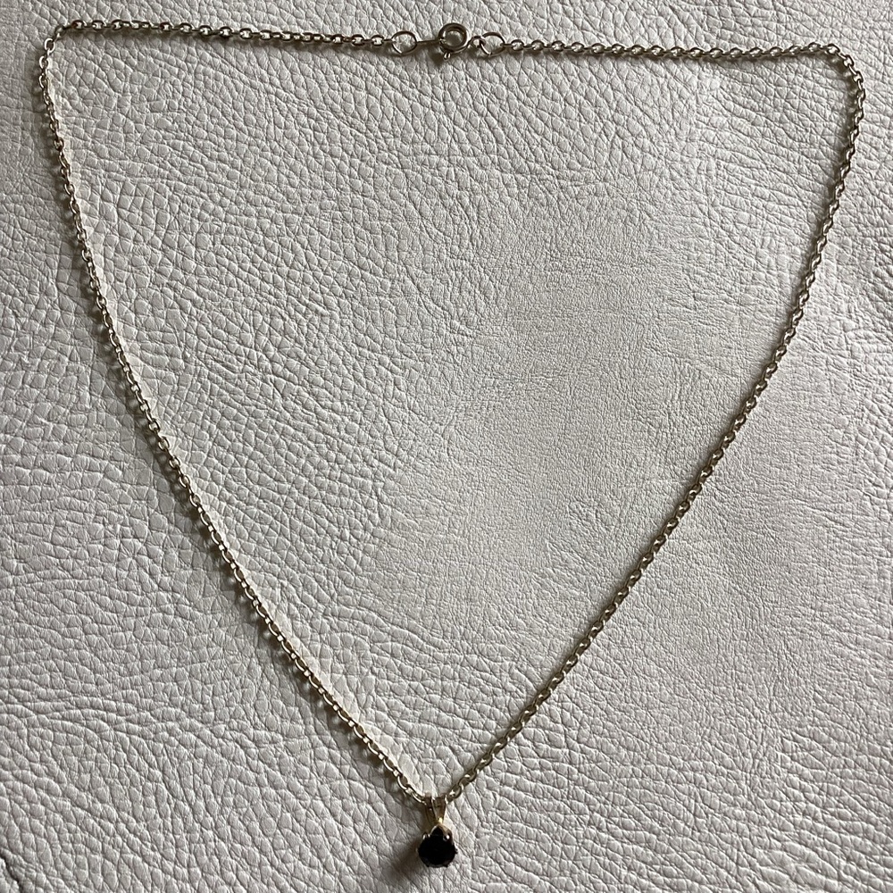 Effy Necklace With Half-carat Black Gemstone Pendant